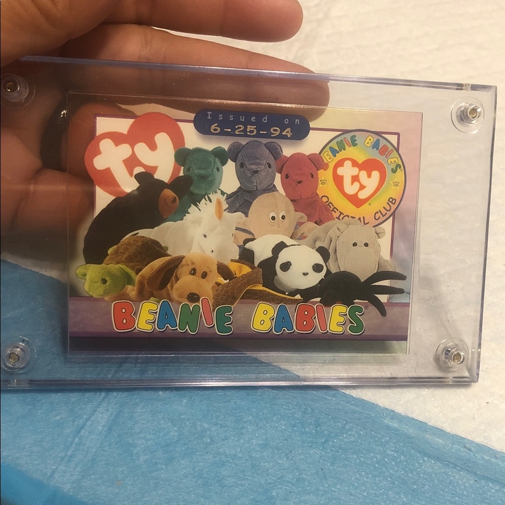 Ty Beanie Babies Card – Multicolor Plush Characters